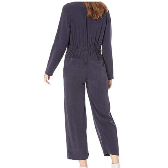 Rachel Pally | Shelby Jumpsuit Coveralls Utility Minimalist Indigo Blue XS - Picture 2 of 10